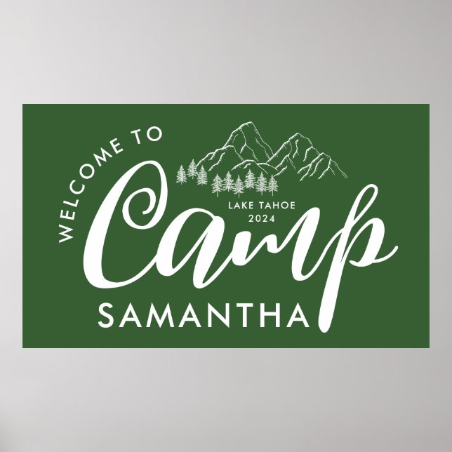 Poster Partido Moderno do Camp Bachelorette (Frente)