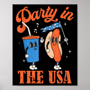Poster Partido Nos Eua 4 De Julho Dia Da Independência Eu