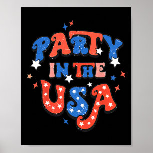 Poster Partido Nos Eua 4 De Julho Dia Da Independência Eu