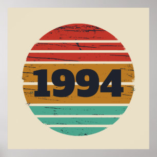 Poster Partido Personalizado 30 aniversário de 30 anos de