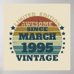 Poster Partido Personalizado 30 aniversário de 30 anos de