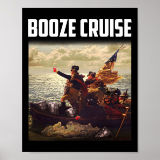 Poster Partido Político Booze Cruzeiros E Copas Vermelhas