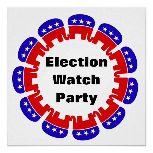 Pôster Partido Republicano do Observatório Eleitoral (Frente)