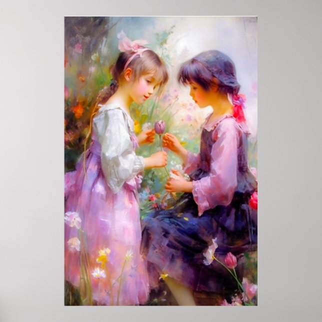 Poster Partilhar Rosas e Amizade (Frente)