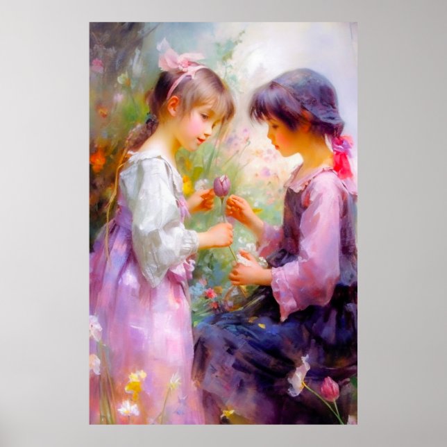 Poster Partilhar Rosas e Amizade (Frente)