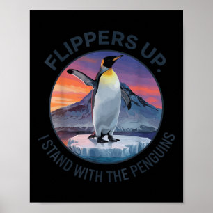 Poster Pás Para Cima Eu Pego Pinguins