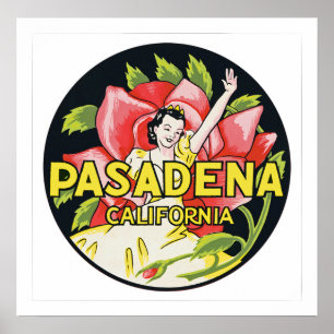 Pôster Pasadena Califórnia