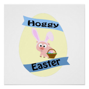 Pôster Páscoa de Hoggy!