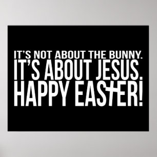 Poster Páscoa é sobre Jesus