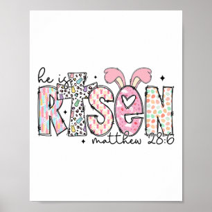 Poster Páscoa Ele Está Riscado Jesus Cristo Cruzeiro Cris