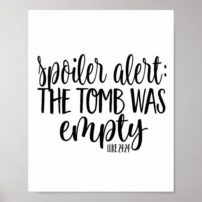 Poster Páscoa Ele Ressuscitou Alerta de Spoiler O Túmulo  (Frente)