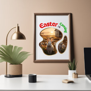 Pôster Páscoa está chegando - Páscoa