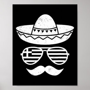 Poster Páscoa Grega Cinco De Mayo Crianças Mexicanas Bo