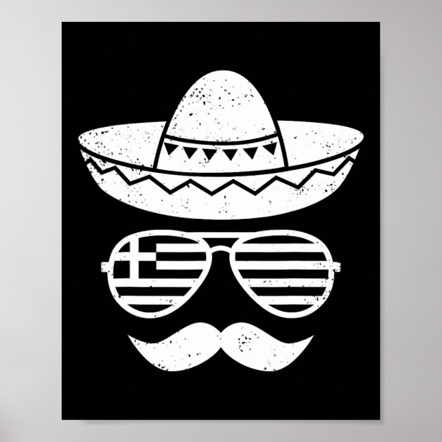 Poster Páscoa Grega Cinco De Mayo Crianças Mexicanas Bo (Frente)
