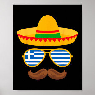 Poster Páscoa Grega Cinco De Mayo Crianças Mexicanas Bo