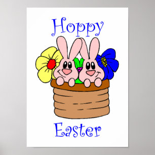Poster Páscoa Hoppy