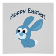 Páscoa Hoppy! Coelho Azul