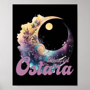 Poster Páscoa Ostara Eostre Pagan Witchcraft