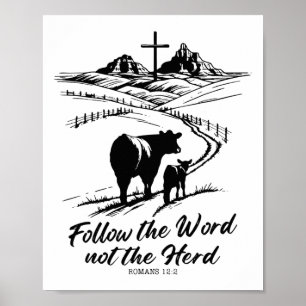 Poster Páscoa Seguir A Palavra Não Os Herd Romans 122