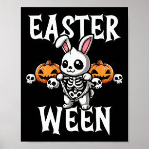 Poster Páscoa Weeleton Bunny Halloween Theme