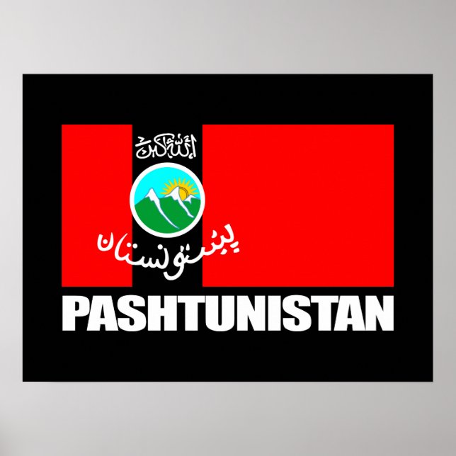 Poster Pashtunistão (Frente)