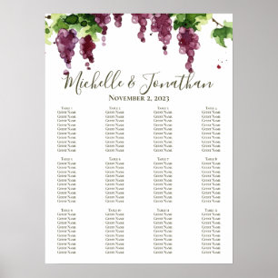 Poster Paso Robles Vineyard Winery Casamento