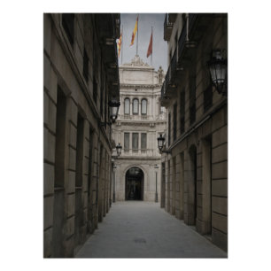 Pôster Passagem de Barcelona — Névoa Suave