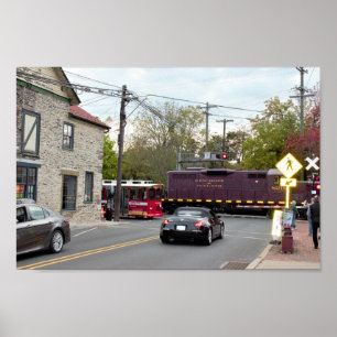 Poster Passagem de comboio