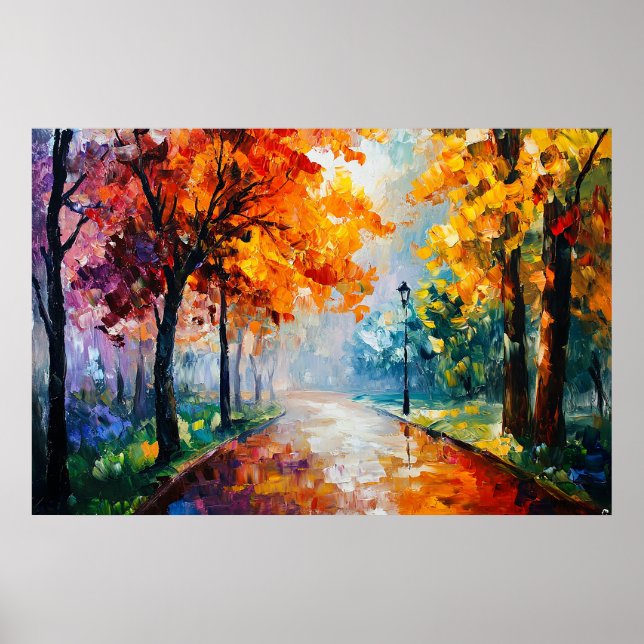 Poster Passagem do outono para o Ouro (Frente)