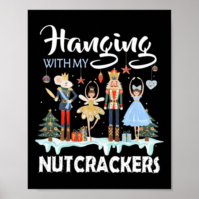 Poster Passando com meu Balé de Natal no Quadrado dos Noz (Frente)