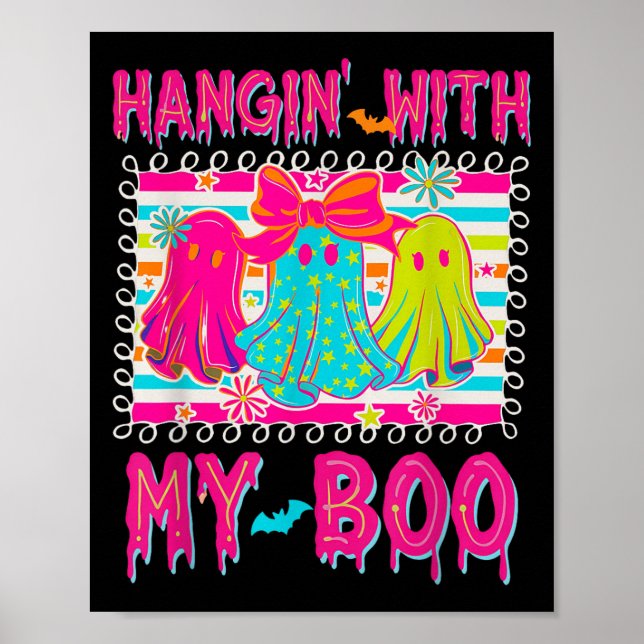 Poster Passando Com Meu Boos Fantasma De Disco No Hallowe (Frente)