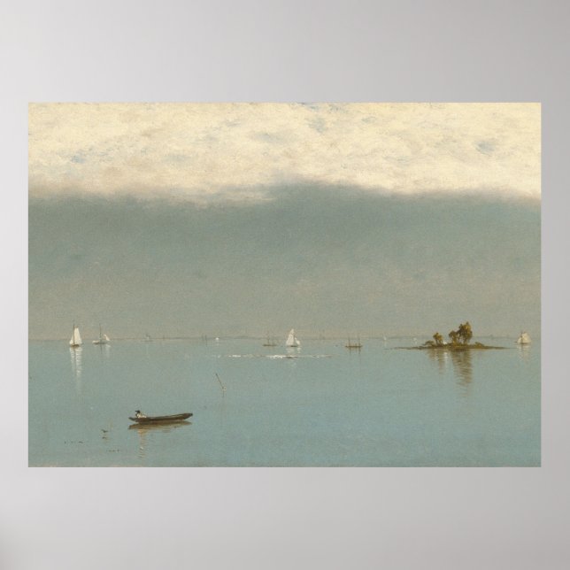 Poster Passando da Tempestade | John Frederick Kensett (Frente)