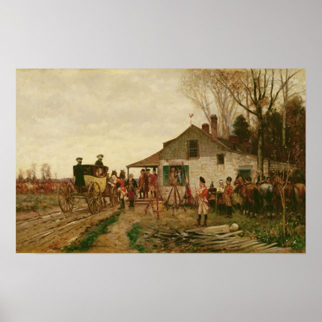 Poster Passando pelo posto de saída, (Frente)