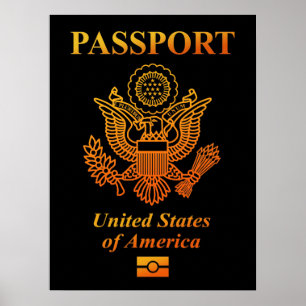 PÔSTER PASSAPORTE (EUA)