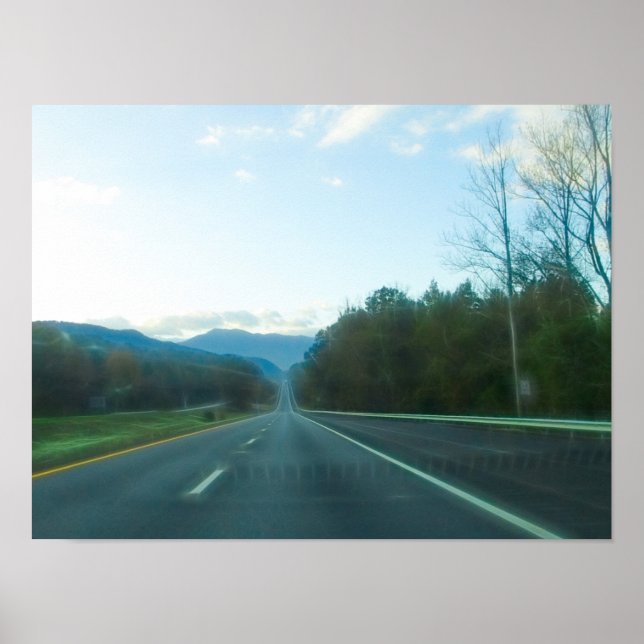 Poster Passar pelo oeste da Carolina do Norte (Frente)