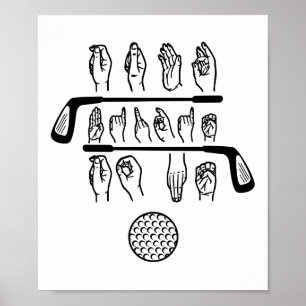 Poster Passarinho da conversa do linguagem gestual a mim