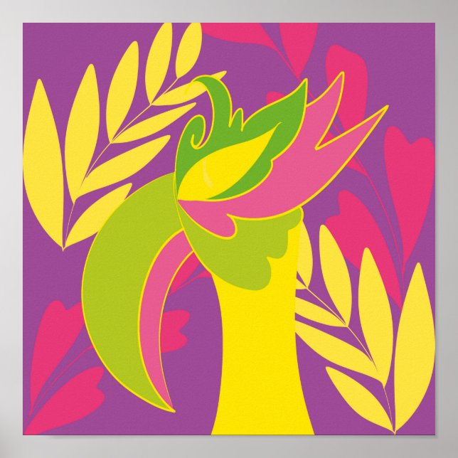 Poster pássaro (Frente)