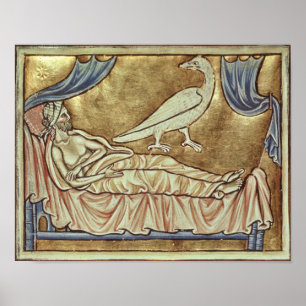 Poster Pássaro Caladrius, repugnado a contar