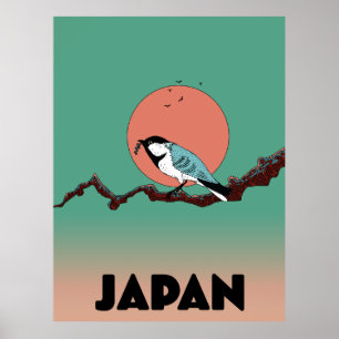 Poster Pássaro canoro da manhã cedo