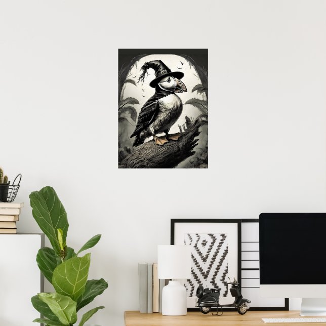 Poster Pássaro de Puffin (Escritório em casa)