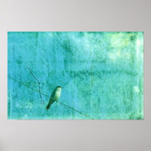 Pôster Pássaro em um fio