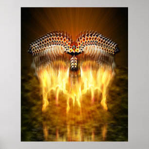 Poster Pássaro em Voo