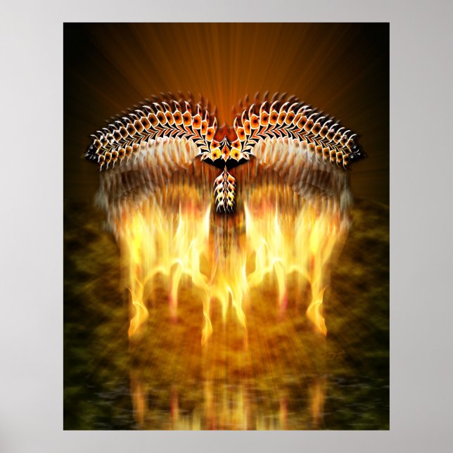 Poster Pássaro em Voo (Frente)