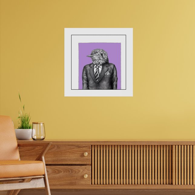 Poster Pássaro morto em negras (Sumire) (Sala de Estar 2)