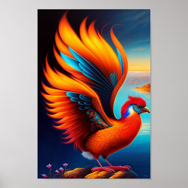 Poster Pássaro Phoenix (Frente)