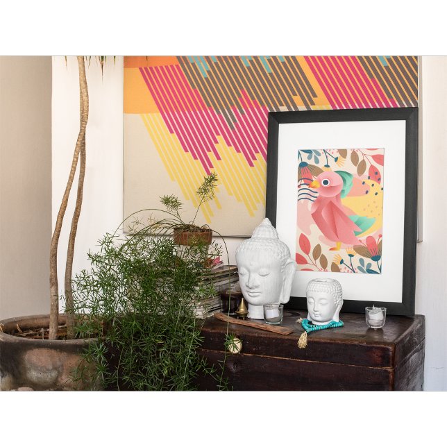 Pôster Pássaro Tropical No Paraíso (Criador carregado)