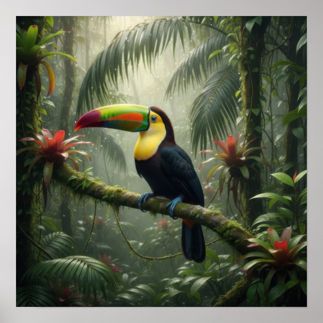 Poster Pássaro Tucano  (Frente)