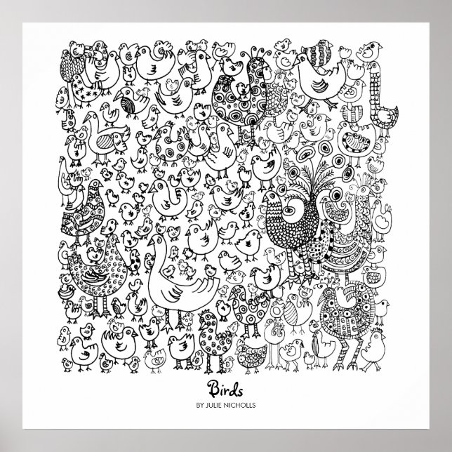 Poster Pássaros (Frente)