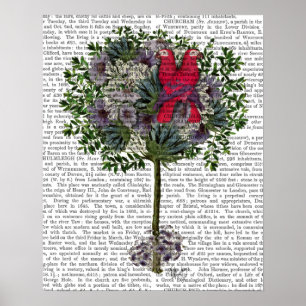 Poster Pássaros adoram em uma árvore