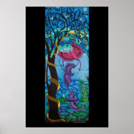 Pôster Pássaros chuvosos às 6:30